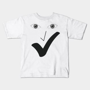 Fine smile - Fine face A0. Kids T-Shirt